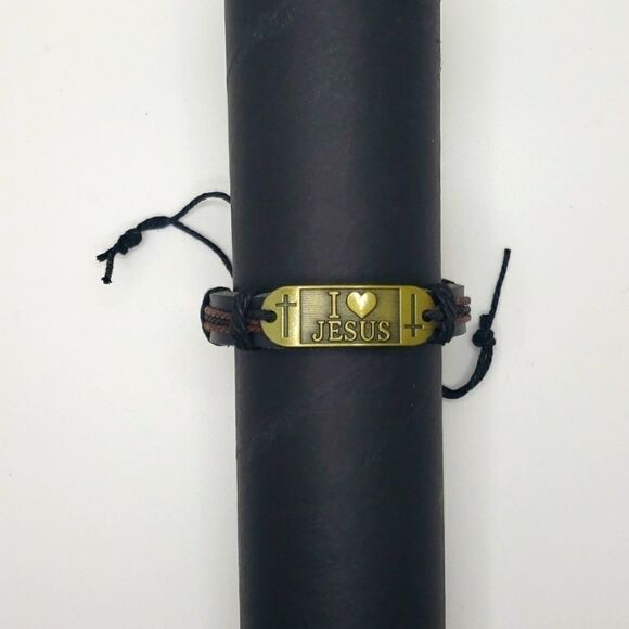 I love Jesus adjustable bracelet - Picture 1 of 3